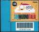 2015 - Parco tecnologico scientifico San Marino-Italia - Robot - francobollo con codice a barre n° 1684 