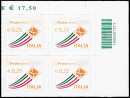 Italia 2013 - «Posta Italiana» - quartina serie ordinaria 0,25 - codice a barre n° 1373