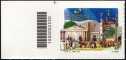 Patrimonio artistico e culturale italiano - La Passione di Sordevolo - francobollo con codice a barre n° 2220 a SINISTRA  in alto