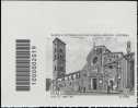 Basilica Cattedrale di Volterra - IX centenario della dedicazione a Santa Maria Assunta - francobollo con codice a barre n° 2019 a SINISTRA  in alto