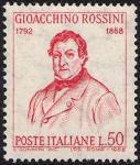 Centenario della morte di Gioacchino Rossini - ritratto del musicista