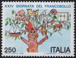 XXIV Giornata del francobollo - disegno di L. Andreoli