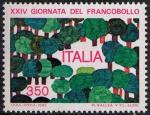 XXIV Giornata del francobollo - disegno di M. Gallea