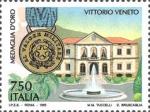 Cinquantenario della II Guerra mondiale - Avvenimenti storici - Vittorio Veneto - città medaglia d'oro