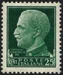 1929 - Serie detta «Imperiale» - Effige di Vittorio Emanuele III - volta a sinistra