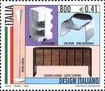 «Design italiano» - mobili e complementi d'arredo -Lampada da terra, mobile, poltrona e credenza 