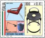 «Design italiano» - mobili e complementi d'arredo - Poltrona, sgabello, portaghiaccio e lampada da tavolo 