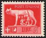 1929 - Serie detta «Imperiale» - Lupa di Roma