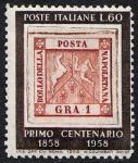 Centenario del primo francobolo del Regno di Napoli - 1 grano di Napoli