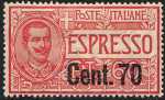 1924 - Espressi - tipi del 1922 soprastampati