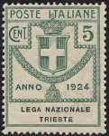 1924 - Enti Semistatali - Regno - Lega Nazionale Trieste