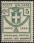 1924 - Enti Semistatali - Regno - Opera Nazionale Protezione e Assistenza Invalidi di Guerra
