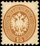 1863 - Quarta emissione - Aquila bicipite a rilievo in ovale