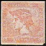 1851 - Francobolli per giornali - Testa di Mercurio