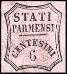 1853 - Segnatasse per giornali - ottagono a linee curve